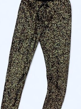 Gold Sequin joggers
